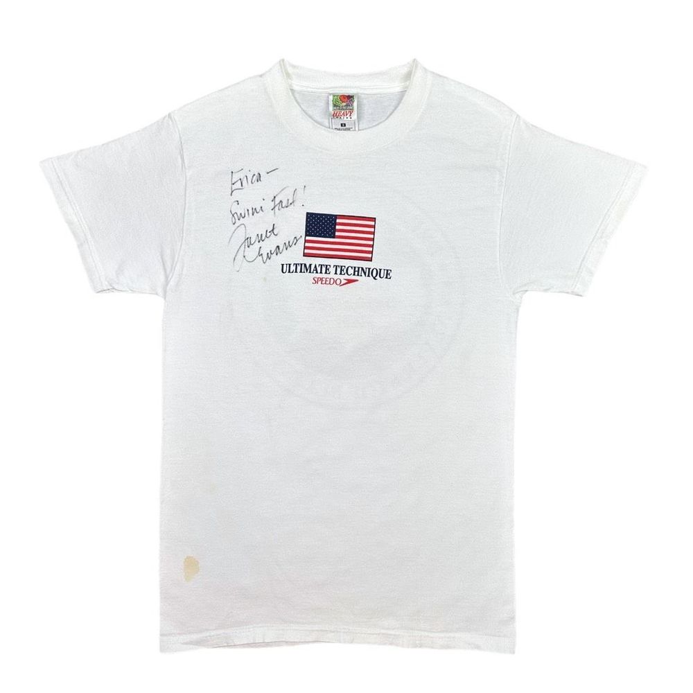 Speedo Ultimate Technique Swim Meet x Olympic Gold Medalist Janet Evans Tee - S